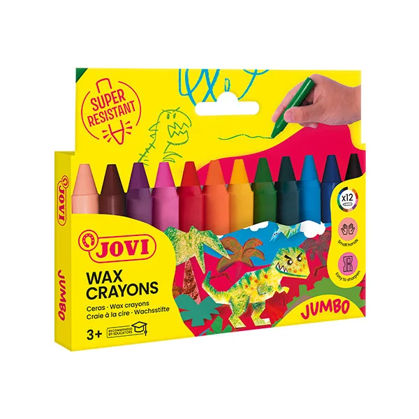 Craies à la cire jumbo x12 Jovi explorer