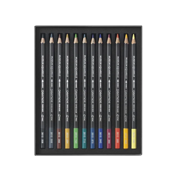 Crayon aquarellable Museum boîte de 12