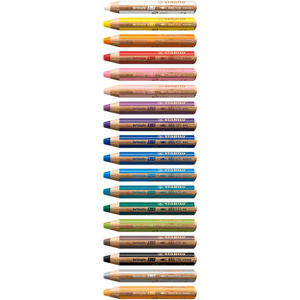 Crayon de couleur woody 3 in 1 mine extra-large à l'unité