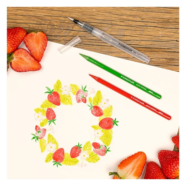 Crayons de couleur aquarellables STAEDTLER « Watercolour pure colour »
