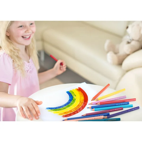 Crayons de couleur FABER-CASTELL « Jumbo Grip »