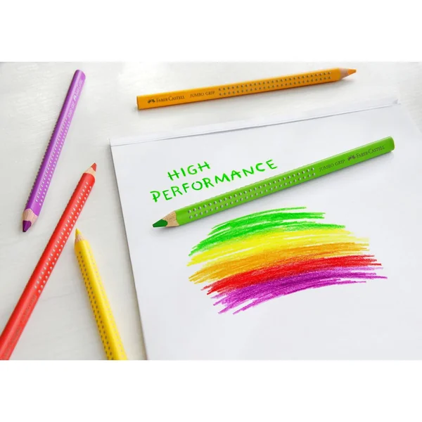 Crayons de couleur FABER-CASTELL « Jumbo Grip »