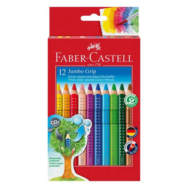 Crayons de couleur FABER-CASTELL « Jumbo Grip »