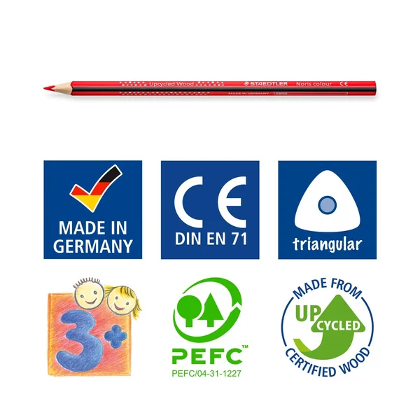 Crayons de couleur STAEDTLER Noris colour, 12 pc.