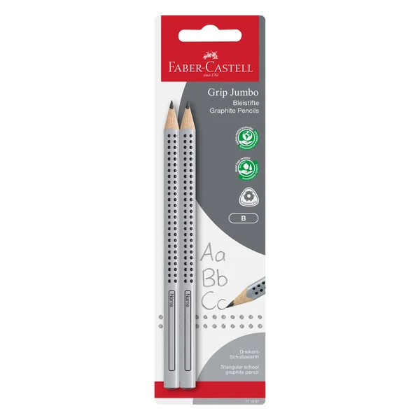 Crayons graphite FABER-CASTELL « Jumbo Grip »
