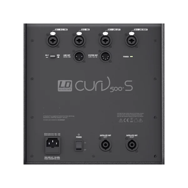 CURV 500 ES LD Systems - Système Line Array Portable 460W