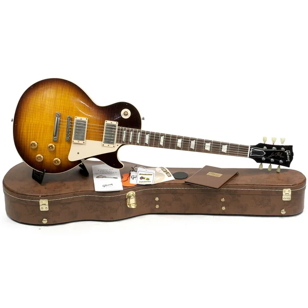 Custom Shop Les Paul Standard 1960 Reissue - heavy aged bourbon burst