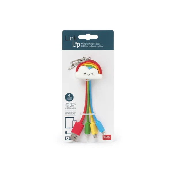 Câble multi chargeurs - Arc-en-ciel