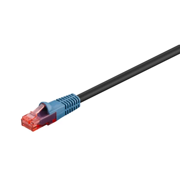 Câble réseau RJ45 CAT 6 noir pour extérieur 60m
