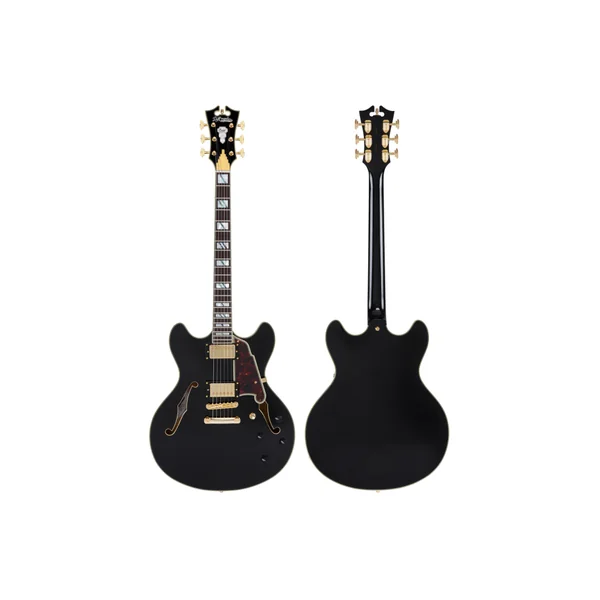 D'ANGELICO Excel DC Solid Black