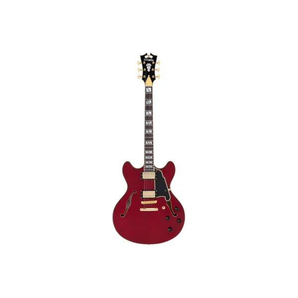 D'ANGELICO Excel DC Trans Cherry