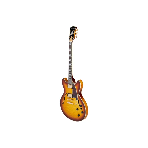 D'ANGELICO Excel DC XT Iced Tea Burst Quilt