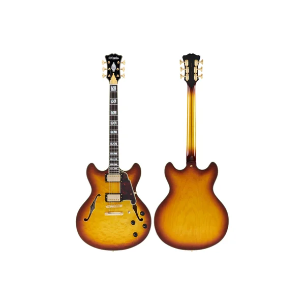 D'ANGELICO Excel DC XT Iced Tea Burst Quilt