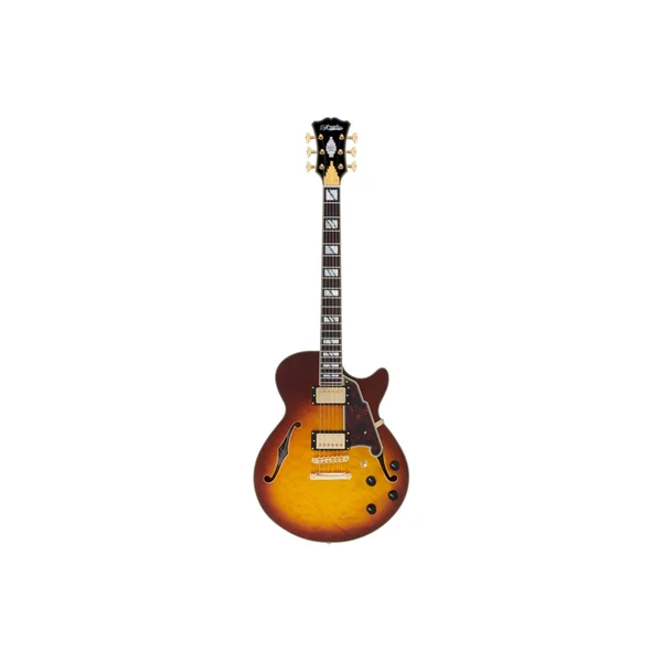 D'ANGELICO Excel SS XT Iced Tea Burst Quilt
