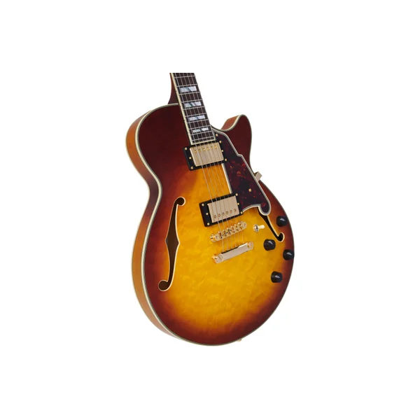 D'ANGELICO Excel SS XT Iced Tea Burst Quilt
