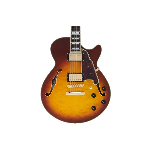 D'ANGELICO Excel SS XT Iced Tea Burst Quilt