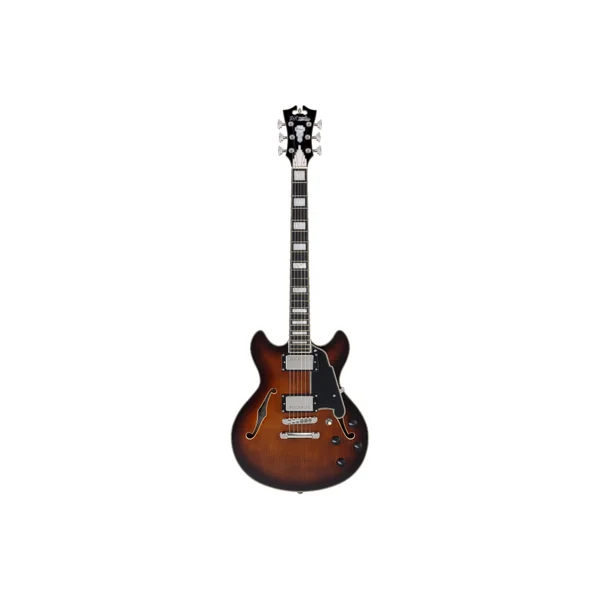 D'ANGELICO Premier Mini DC Brown Burst