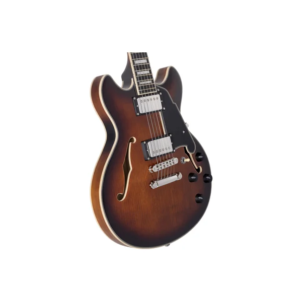 D'ANGELICO Premier Mini DC Brown Burst
