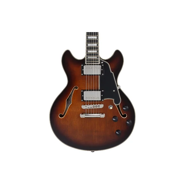 D'ANGELICO Premier Mini DC Brown Burst