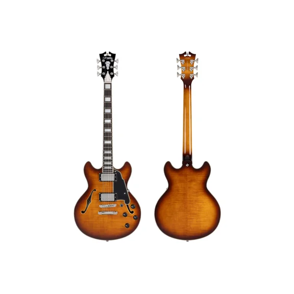 D'ANGELICO Premier Mini DC Dark Iced Tea Burst