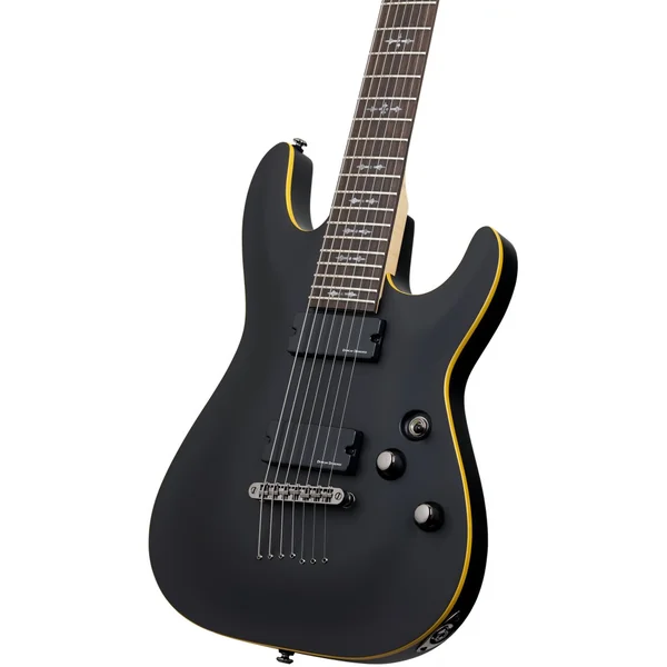 Demon-7 - aged black satin