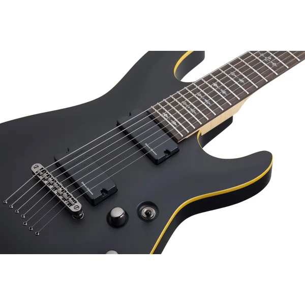 Demon-7 - aged black satin
