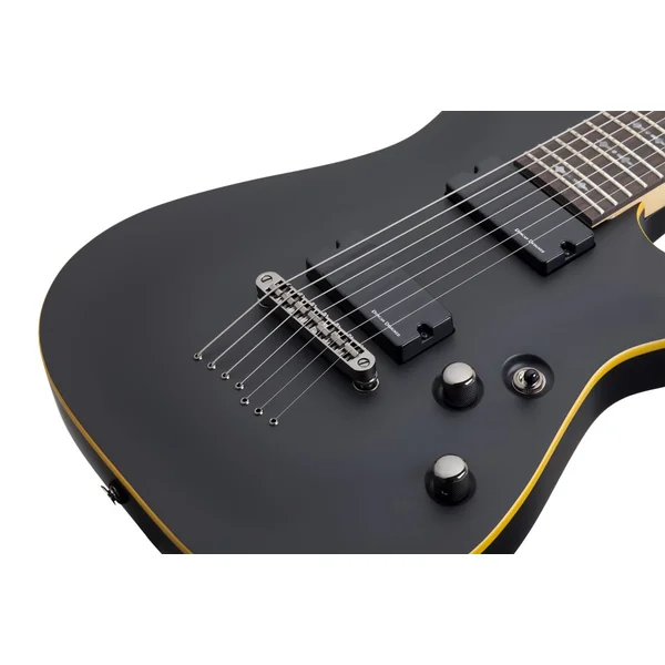 Demon-7 - aged black satin