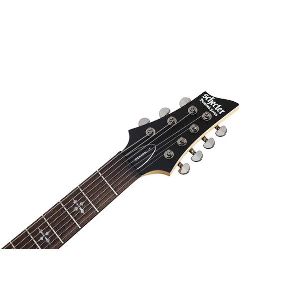 Demon-7 - aged black satin
