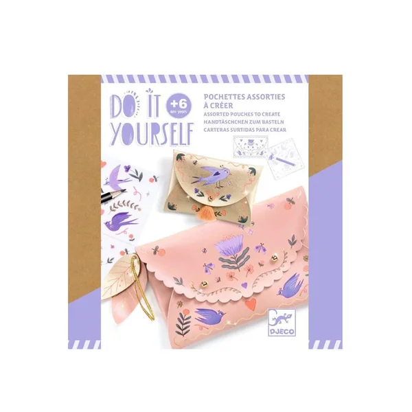 DIY Pochettes assorties - Sweet fashionista - Djeco