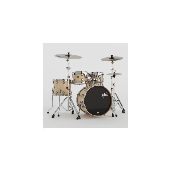DS DRUMS Groove Master Batterie 20"/5pcs Natural Satin w/ Hardware