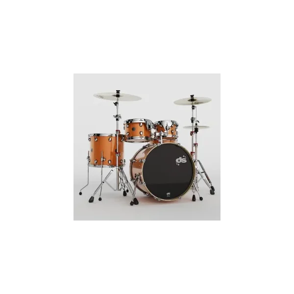 DS DRUMS Groove Master Batterie 22"/5pcs Orange Galaxy Wrapped w/ Hardware