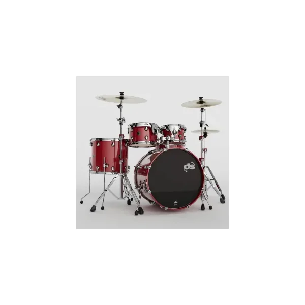 DS DRUMS Groove Master Batterie 22"/5pcs Spicy Red Lacquer w/ Hardware