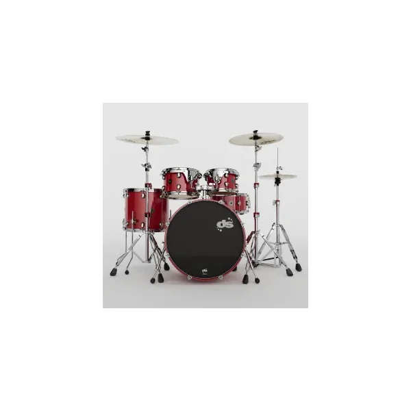 DS DRUMS Groove Master Batterie 22"/5pcs Spicy Red Lacquer w/ Hardware