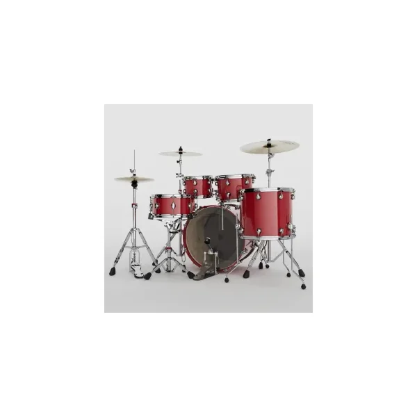 DS DRUMS Groove Master Batterie 22"/5pcs Spicy Red Lacquer w/ Hardware