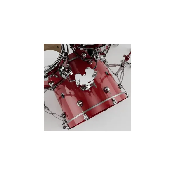 DS DRUMS Groove Master Batterie 22"/5pcs Spicy Red Lacquer w/ Hardware