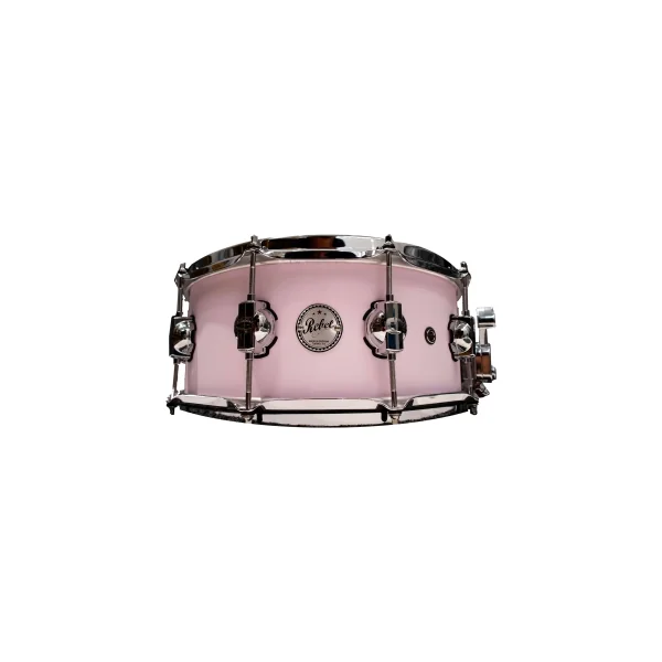 DS DRUMS Rebel Custom Caisse Claire 14"x 6" Birch/Mahogany White Pink