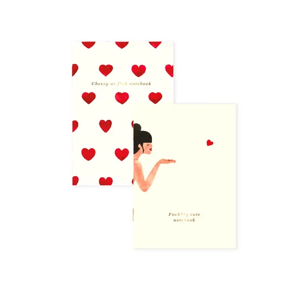 Duo de Carnets A6 Bisou - ATWS