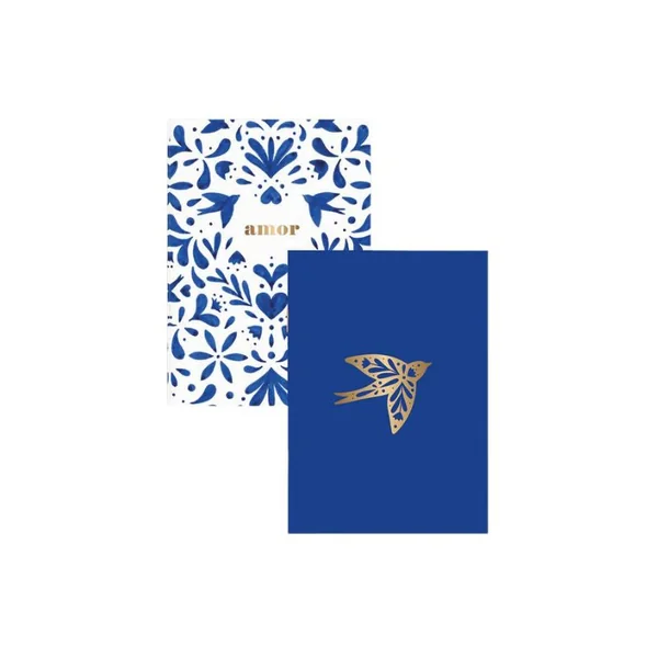 Duo de Carnets Hirondelle Swallows & Amor A6 - ATWS