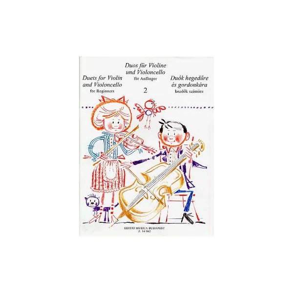 Duos Pour Les Premiers Pas 2 Violon Violoncelle