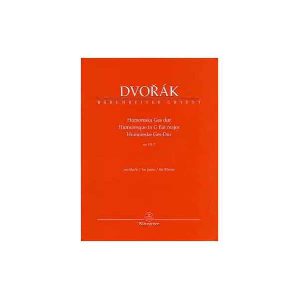 Dvorak A. Humoresque OP 101 N°7 Piano-1