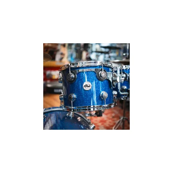DW Collector's Series Batterie 22"/4pcs Finish Ply Blue Glass