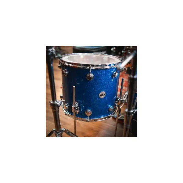 DW Collector's Series Batterie 22"/4pcs Finish Ply Blue Glass