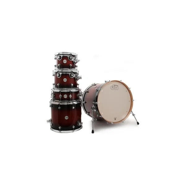 DW Design Batterie 22"/4pcs Tobacco Burst