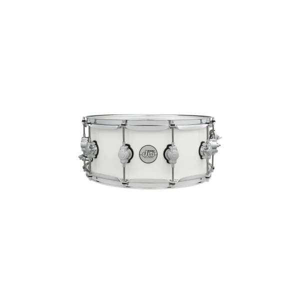 DW Design Caisse Claire 14"x 6" Gloss White