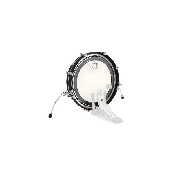 DW Design Series Pancake Drum 20"x 03" Black Satin