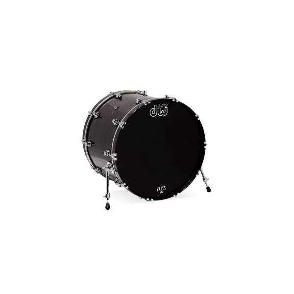 DW Performance Lacquer Batterie 22"/4pcs Ebony Stain