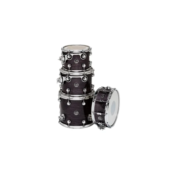 DW Performance Lacquer Batterie 22"/4pcs Ebony Stain