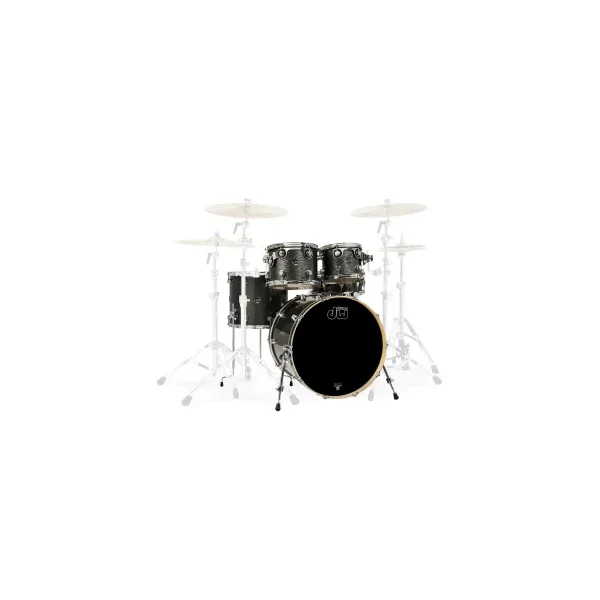 DW Performance Lacquer Batterie 22"/5pcs Pewter Sparkle