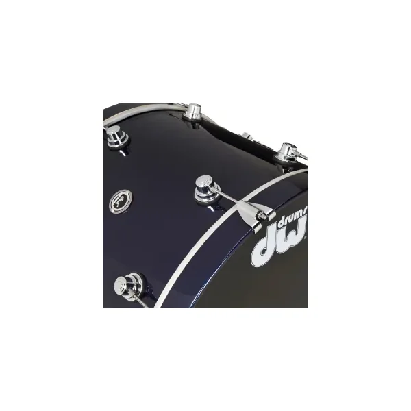 DWe Batterie 22"- 5 fûts - Midnight Blue Metallic + Hardware + Full Pack Roland
