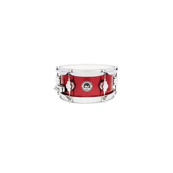 DWe Caisse Claire 10"x 05" Black Cherry Metallic Lacquer Bundle